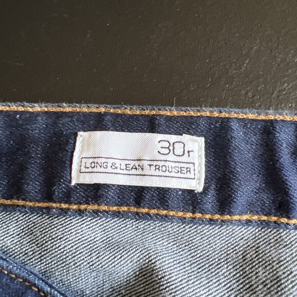 Gap 1969 Jeans Womens 30R Long & Lean Denim Trousers Blue Bootcut Casual Cowgirl - Picture 9 of 14